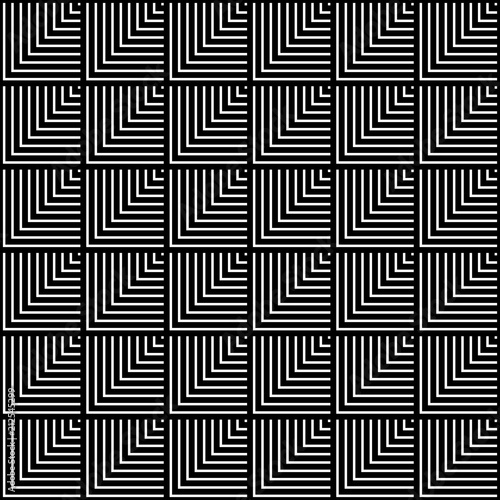 Striped squares black and w...
