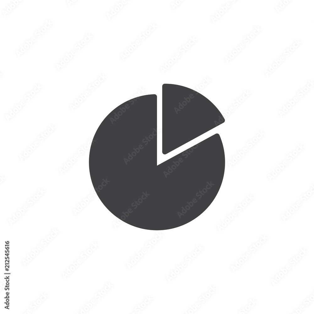 Pie chart part vector icon. filled flat sign for mobile concept and web design. Diagram simple solid icon. Symbol, logo illustration. Pixel perfect vector graphics Pie chart part vector icon. filled flat sign for mobile concept and web design. Diagram simple solid icon. Symbol, logo illustration. Pixel perfect vector graphics