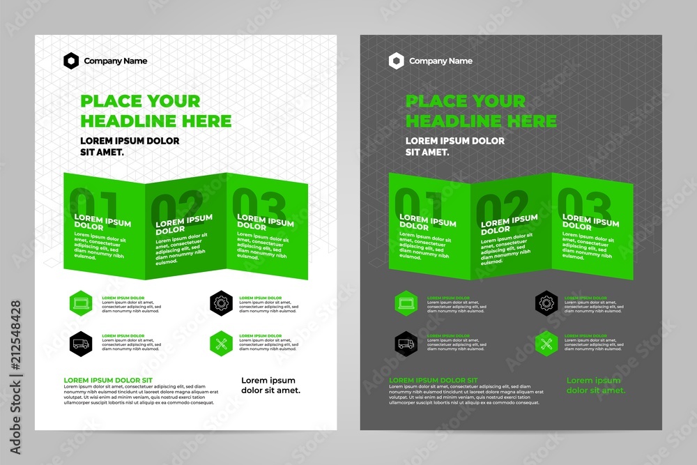 Infographic Brochure Layout template, cover design background and annual reports.