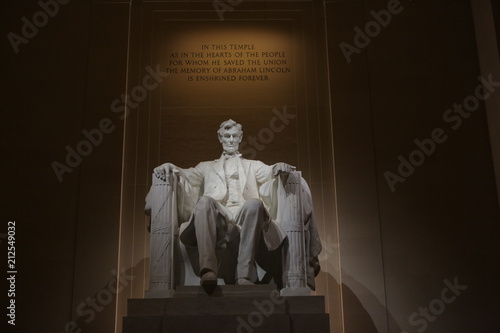 Lincoln Memorial in the National Mall, Washington DC.