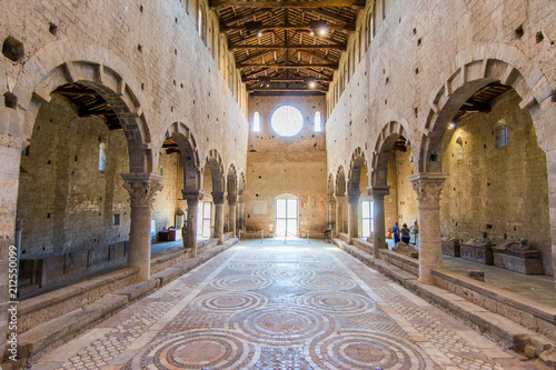 Tuscania, Viterbo, Italy: Interior of San Pietro Church photo