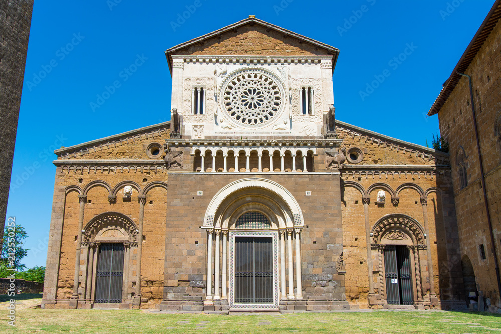 Tuscania, Viterbo, Italy: Exterior of San Pietro Church