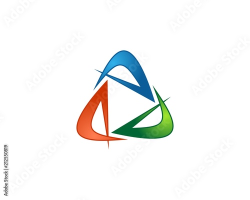 AAA letter abstract logo