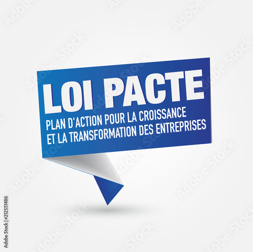loi PACTE - Plan d'action pour la croissance et la transformation des entreprises