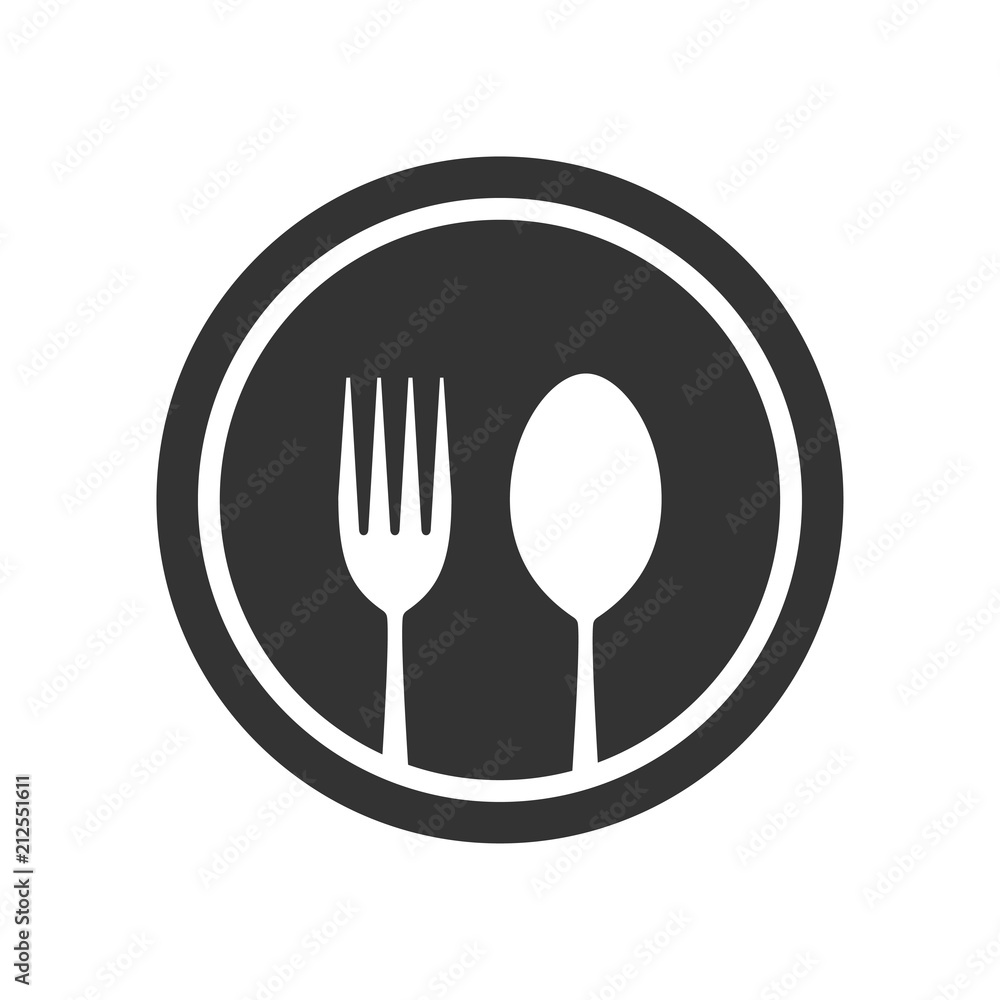 Knife, fork and spoon line design vector. Knife, fork and spoon line design vector.