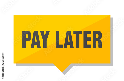 pay later price tag