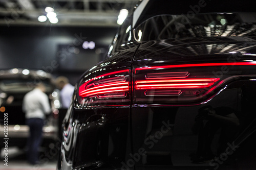 Rear stop LED light of sports car