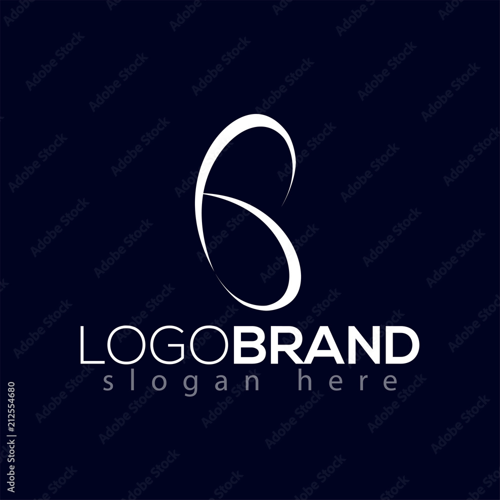B Letter line abstract Logo vector element. Abstract Line Logo B Letter line abstract Logo vector element. Abstract Line Logo