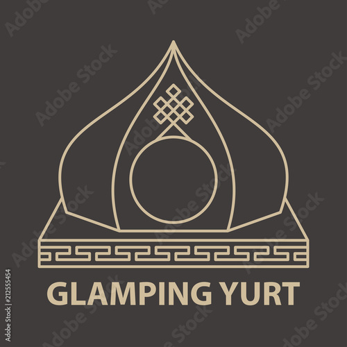 Glamping yurt accomodation
