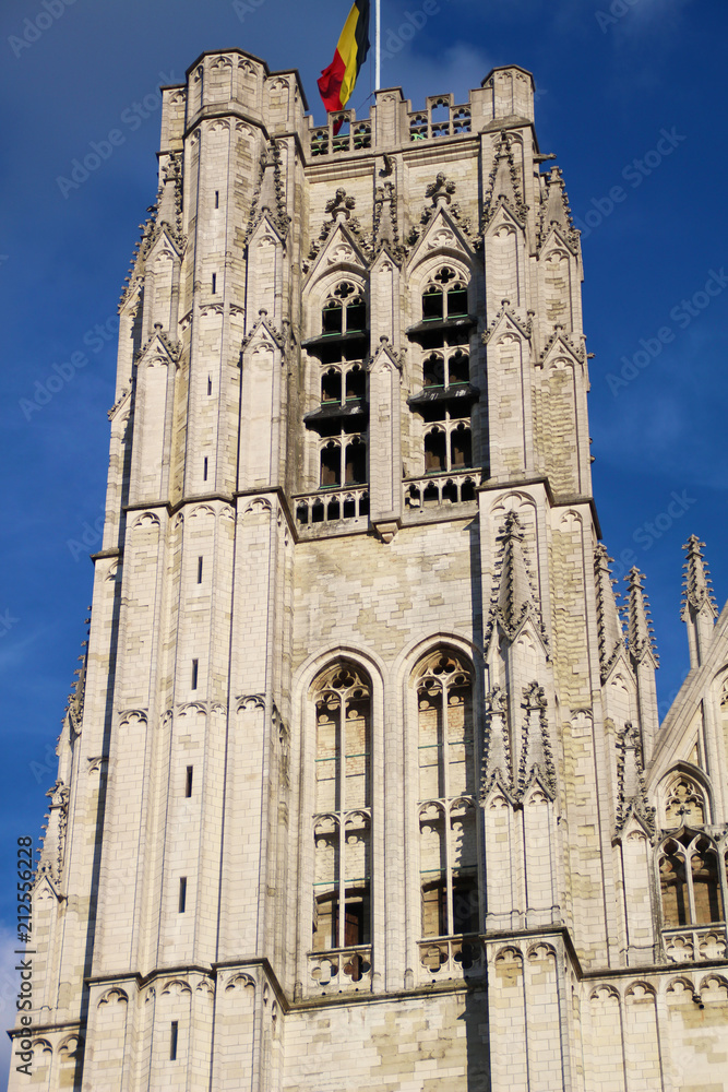 Cathedral of Saint Michael  in Brussels.