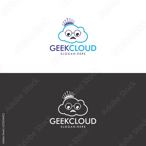 Geek Cloud Logo in Vector