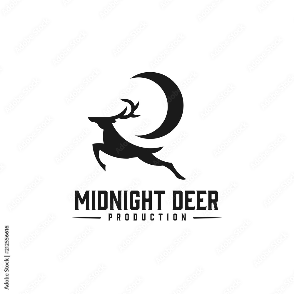 Midnight Deer Logo. Midnight Deer Logo.
