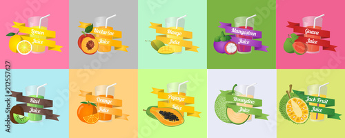 Fruit Juice Vector