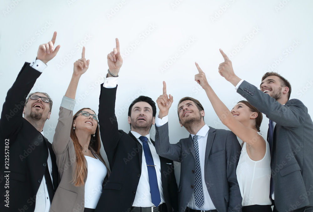 group of business people showing up at a copy space. group of business people showing up at a copy space.
