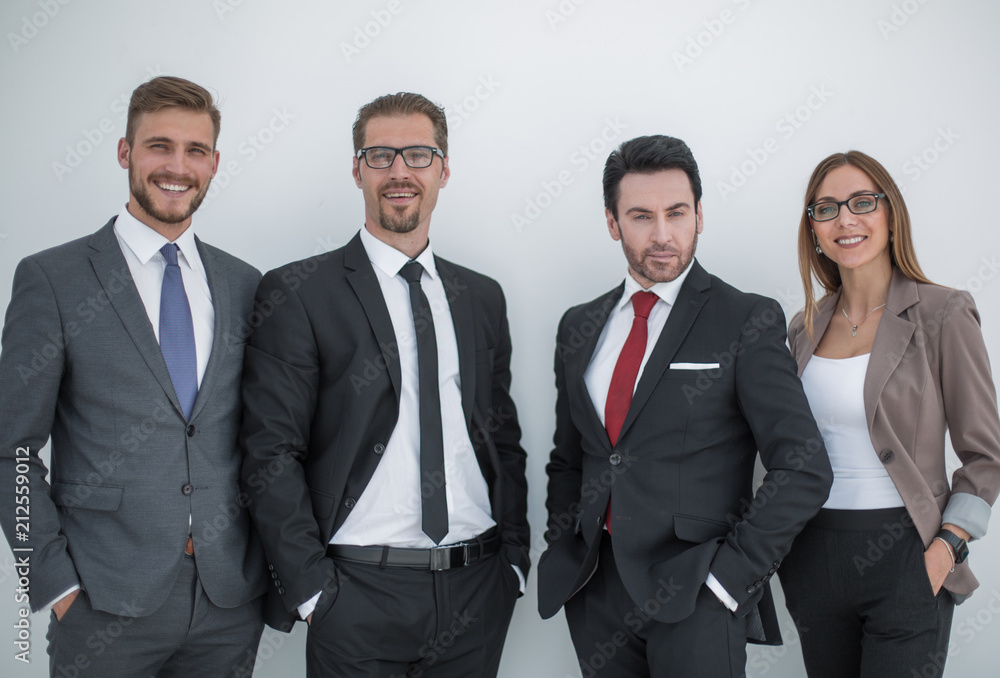 group of business people standing next to each other. group of business people standing next to each other.