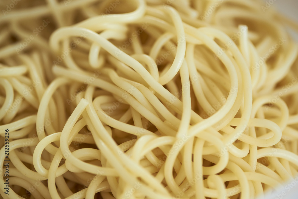 Close-up view of delicious spaghetti
