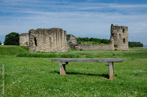 The ruins of Flint Castle photo