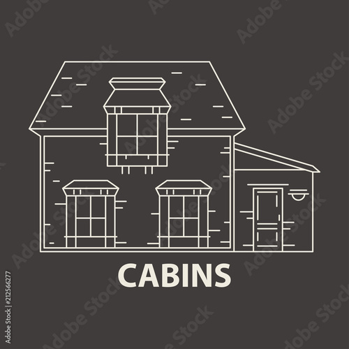 Glamping cabin accomodation