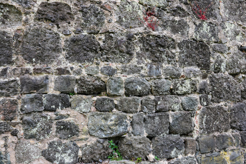 Background of the old stone wall