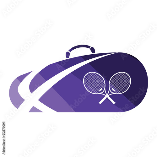 Tennis bag icon