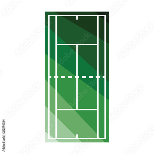 Tennis field mark icon