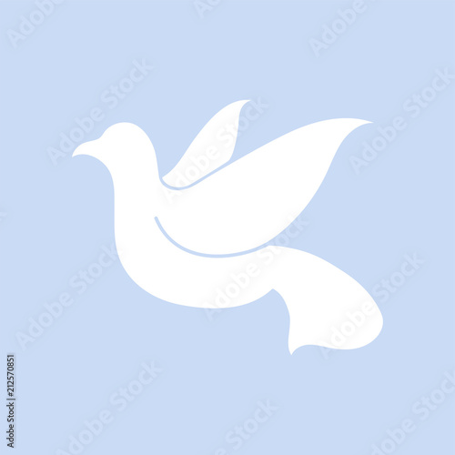 Dove symbol of peace illustration