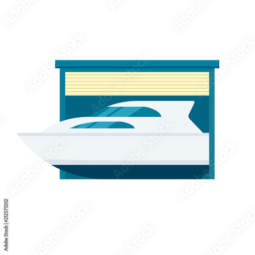 Boat storage icon