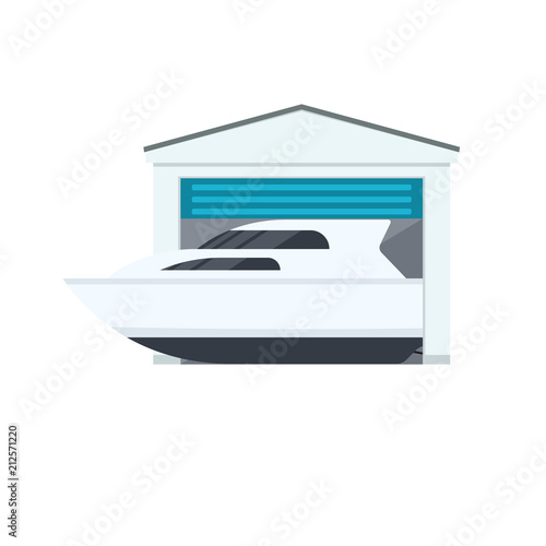 Boat storage icon
