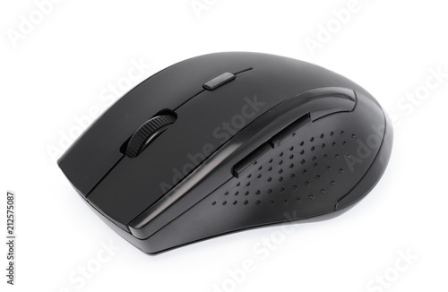 Billede på lærred Wireless computer mouse isolated on white background