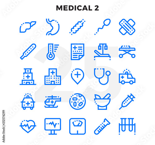 Dashed Outline Icons Pack for UI. Pixel perfect thin line vector icon set for web design and website application.