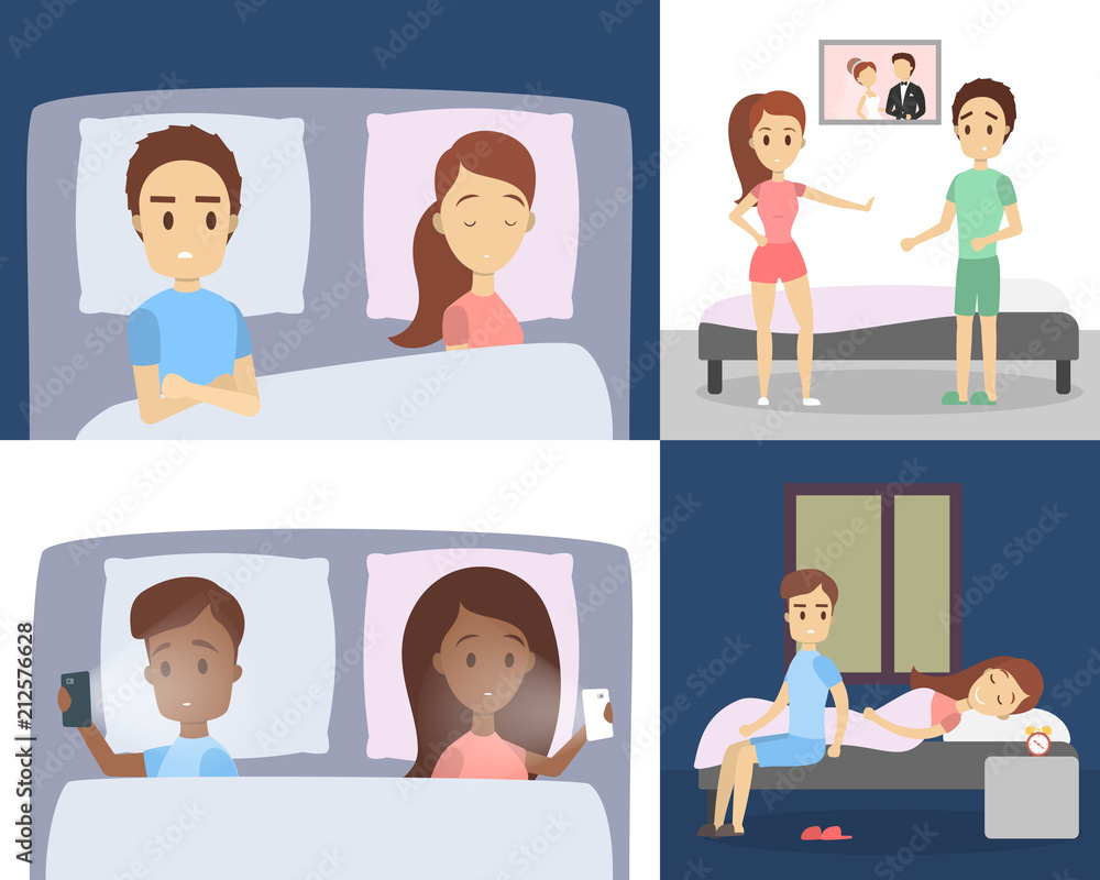 Set of couples with problems in relationship Set of couples with problems in relationship