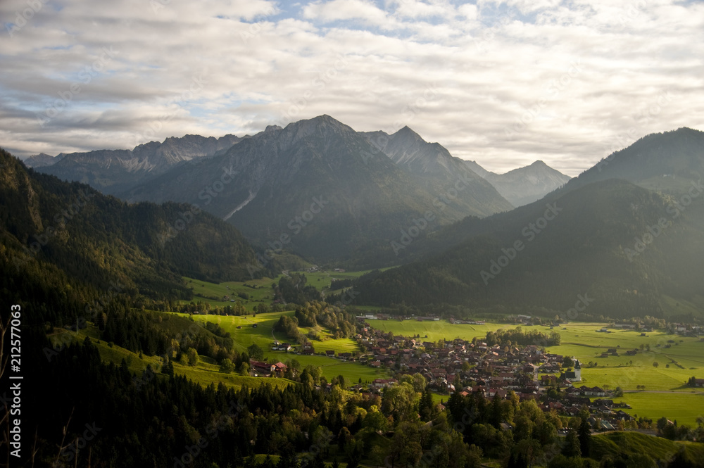 Fototapeta premium Allgäu, Bad Hindelang