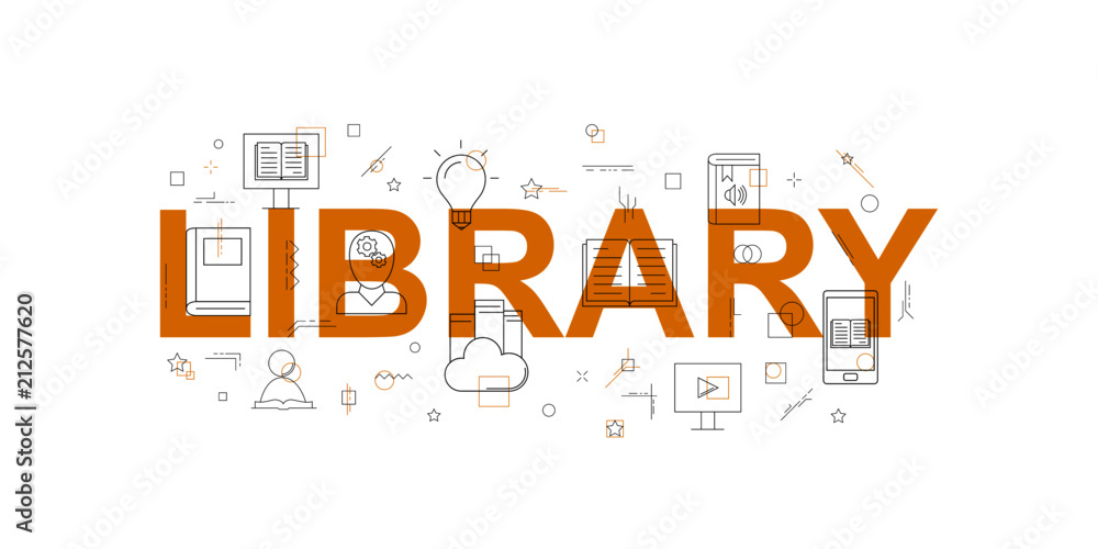 Vector Library and Online Library pattern. Library and Online Library ...