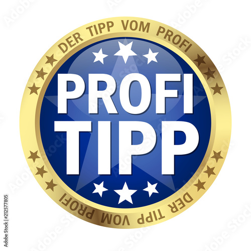 Button with Banner Professional tip