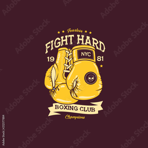Boxing Gloves Illustration