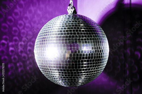 A Mirror disco ball