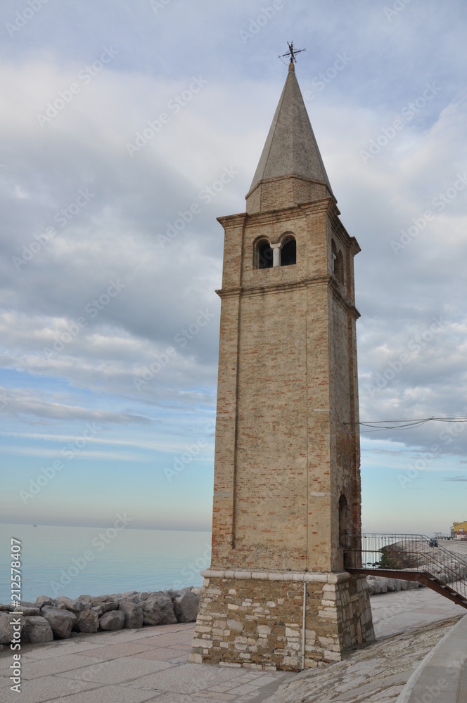 Lighthouse in Caorle, Italy