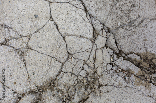 cracks in the stone floor pattern texture background