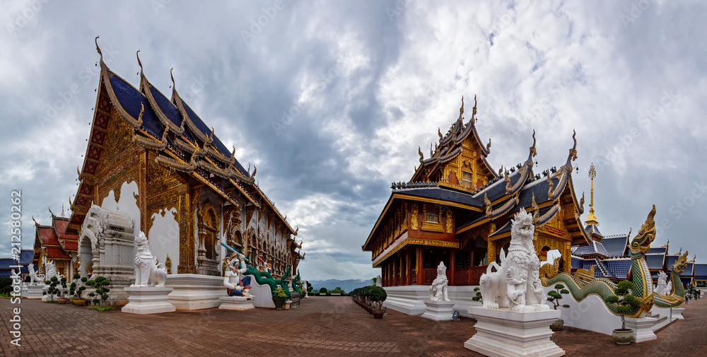 temple wat ban-den Sri Muang Gan , chiangmai province Thailand