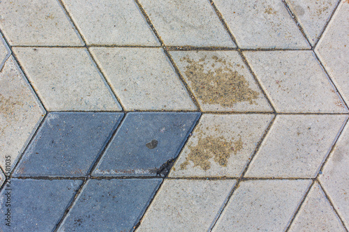 rhombus concrete tiles pattern texture background