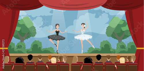 Theater ballet perfomance