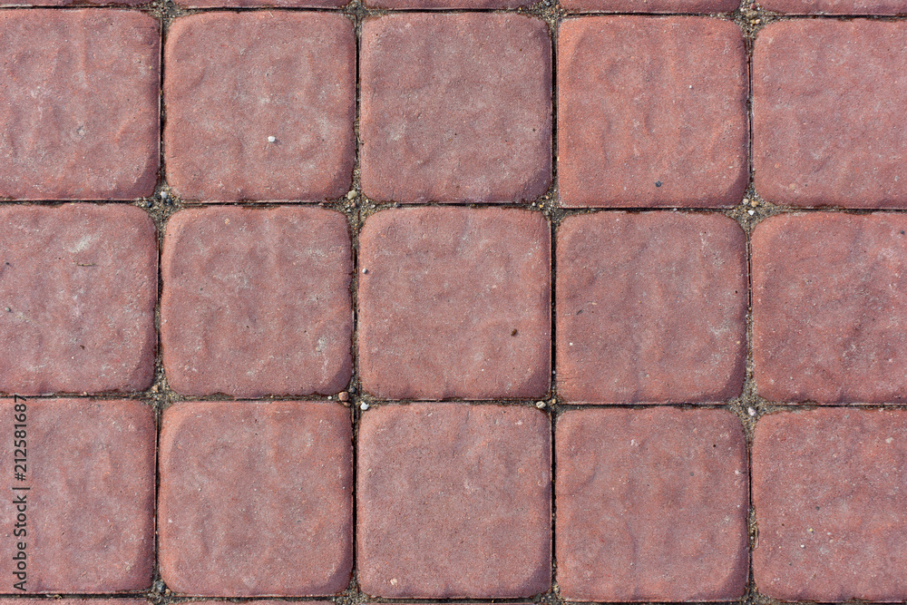 Naklejka premium red concrete tile pattern texture background