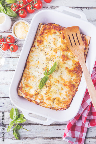 Traditional italian lasagna