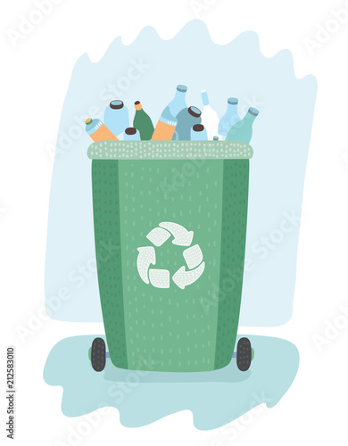 Waste management concept. 