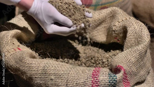 a bag of coffee