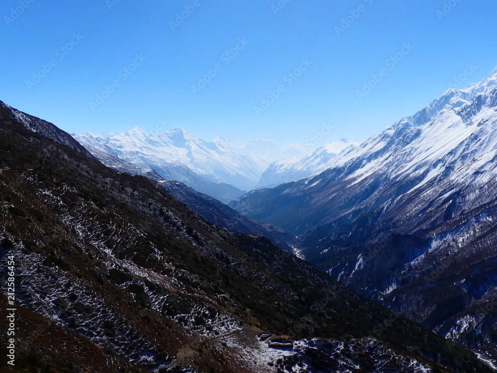 Berge in Nepal, Himalaya,