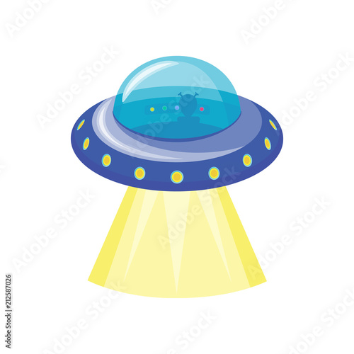 Ufo spaceship icon