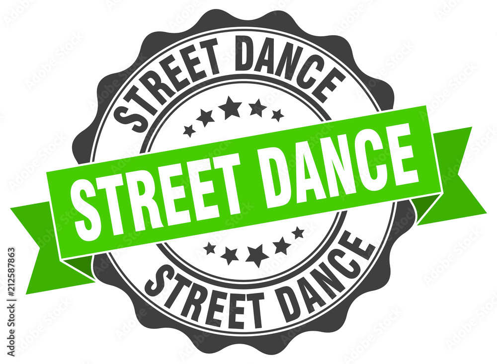 street dance stamp. sign. seal street dance stamp. sign. seal