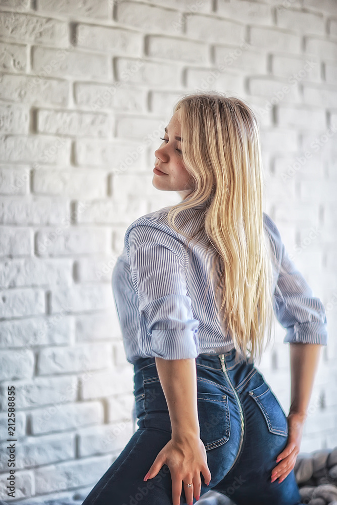 sexy ass in jeans / hard style, sexy clothes ass in pants Stock Photo |  Adobe Stock