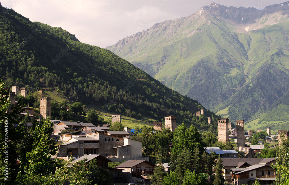 Community of Mestia in Svaneti, Georgia Community of Mestia in Svaneti, Georgia